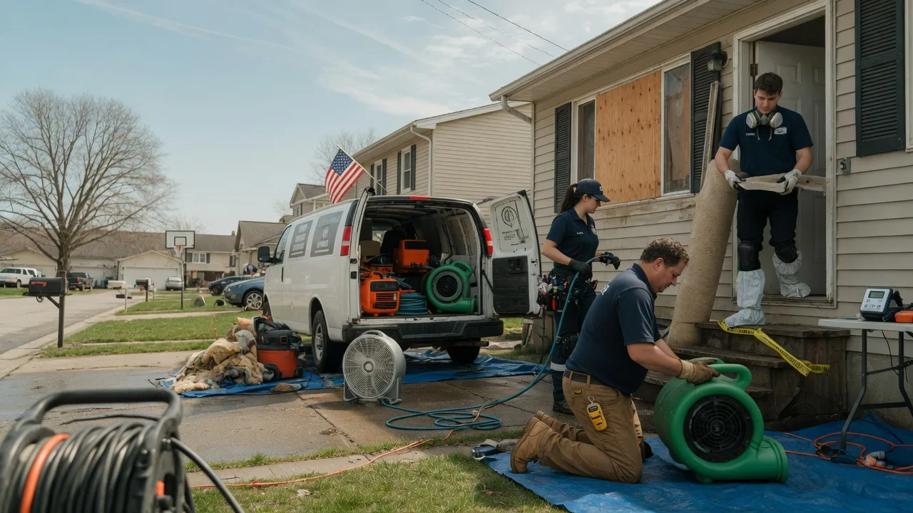 Water Damage Restoration in Harsens Island, MI near me